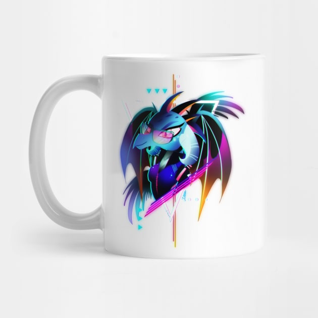 Synthwave Dragon Lord Ember by Ilona's Store
